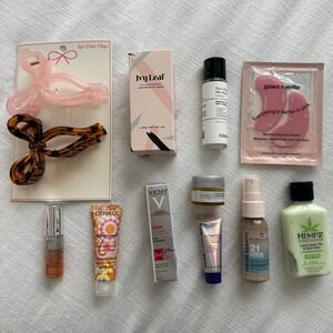 Beauty Bundle Skincare Haircare Lot Vichy Amika COSRX Peter Thomas Roth Hempz